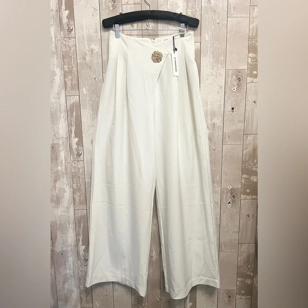 Commense Embellished High-Waist Wide-Leg Pants - Picture 7 of 11